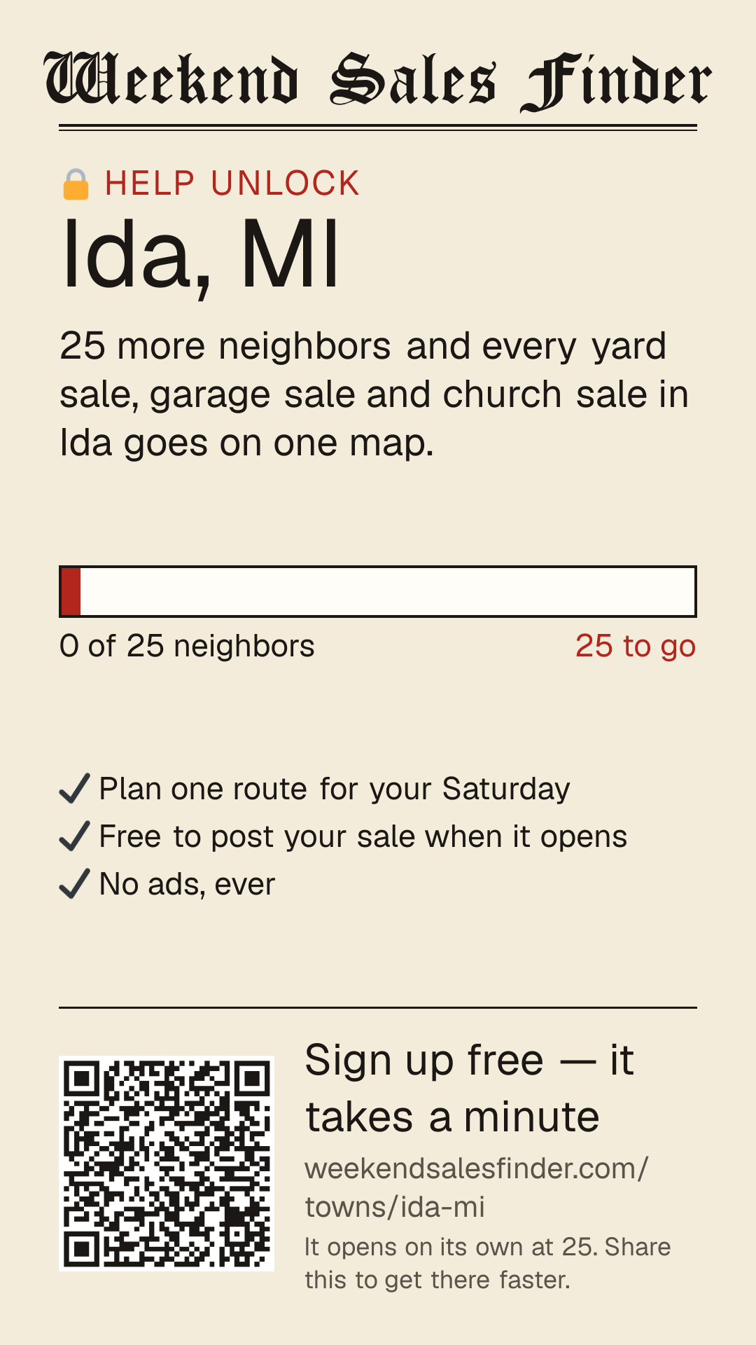 Phone story for unlocking Ida