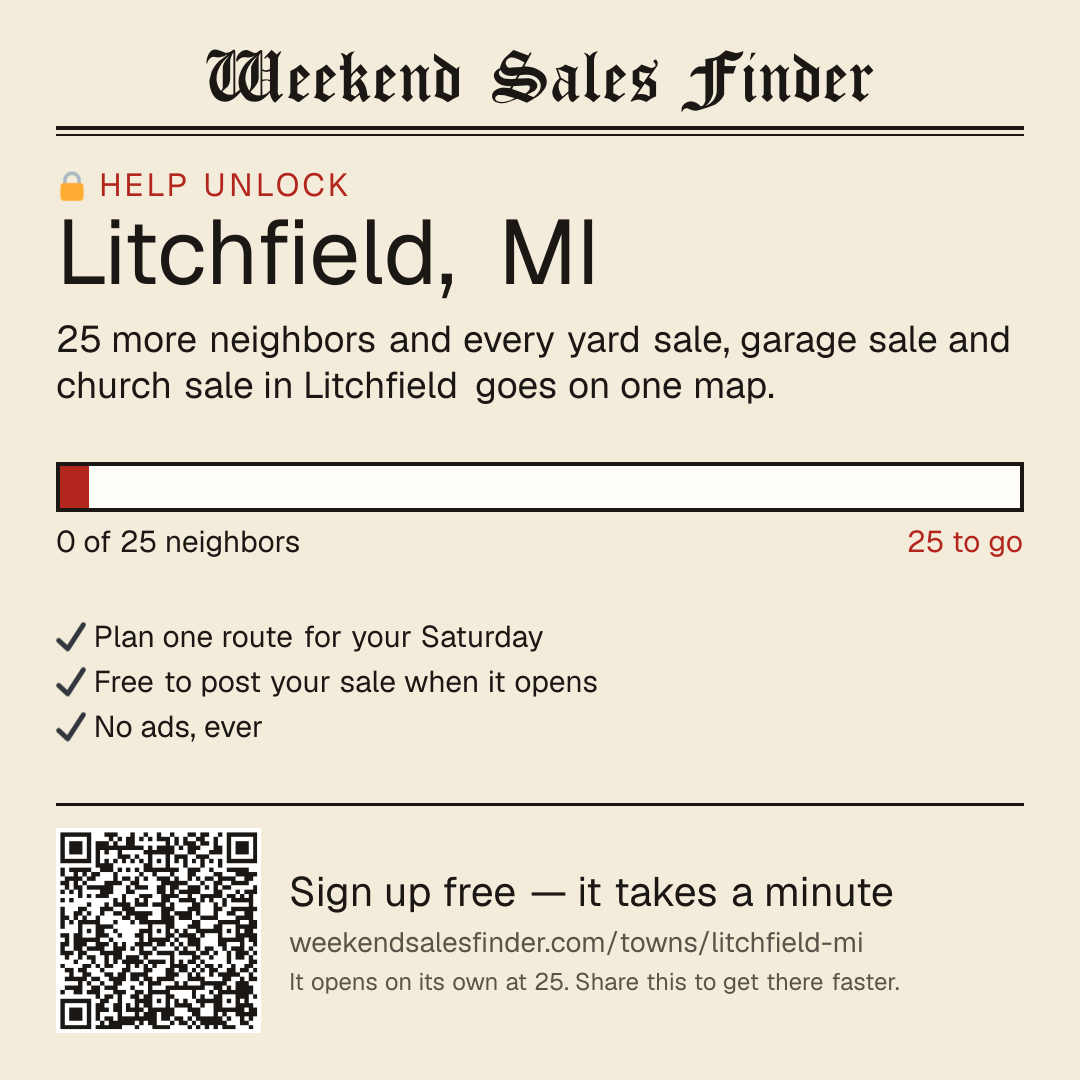 Square post for unlocking Litchfield