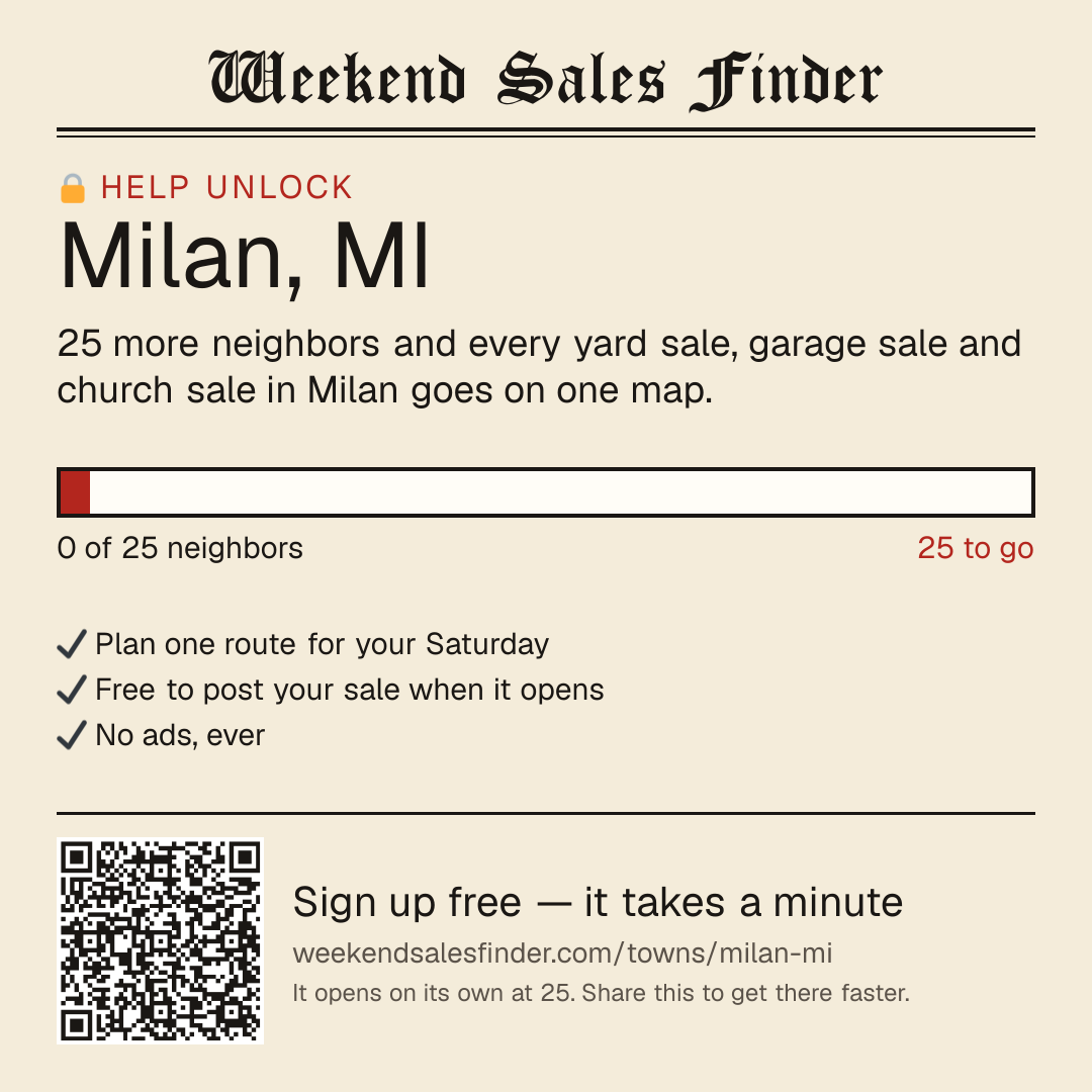 Square post for unlocking Milan
