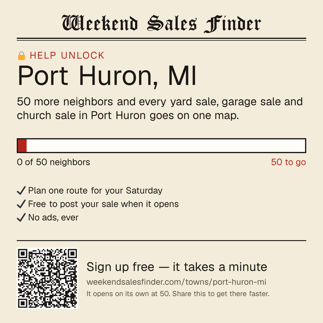 Square post for unlocking Port Huron